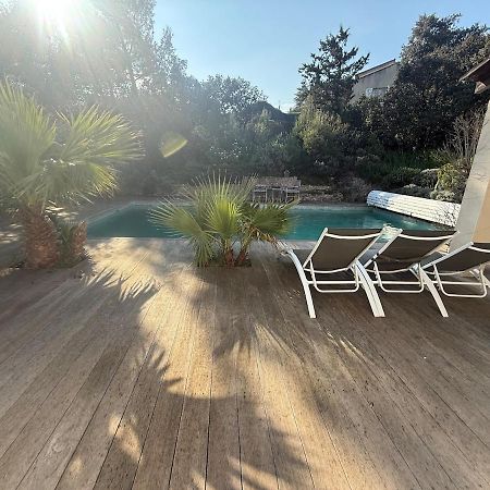 Le Havre De Paix En Garrigue 4 Chambres 3 Sdb Piscine Bezouce Extérieur photo