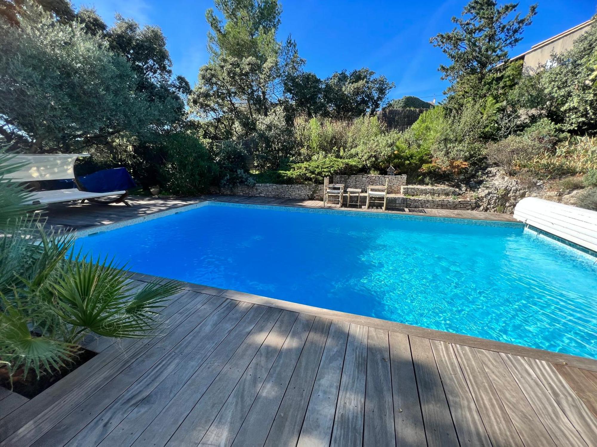 Le Havre De Paix En Garrigue 4 Chambres 3 Sdb Piscine Bezouce Extérieur photo